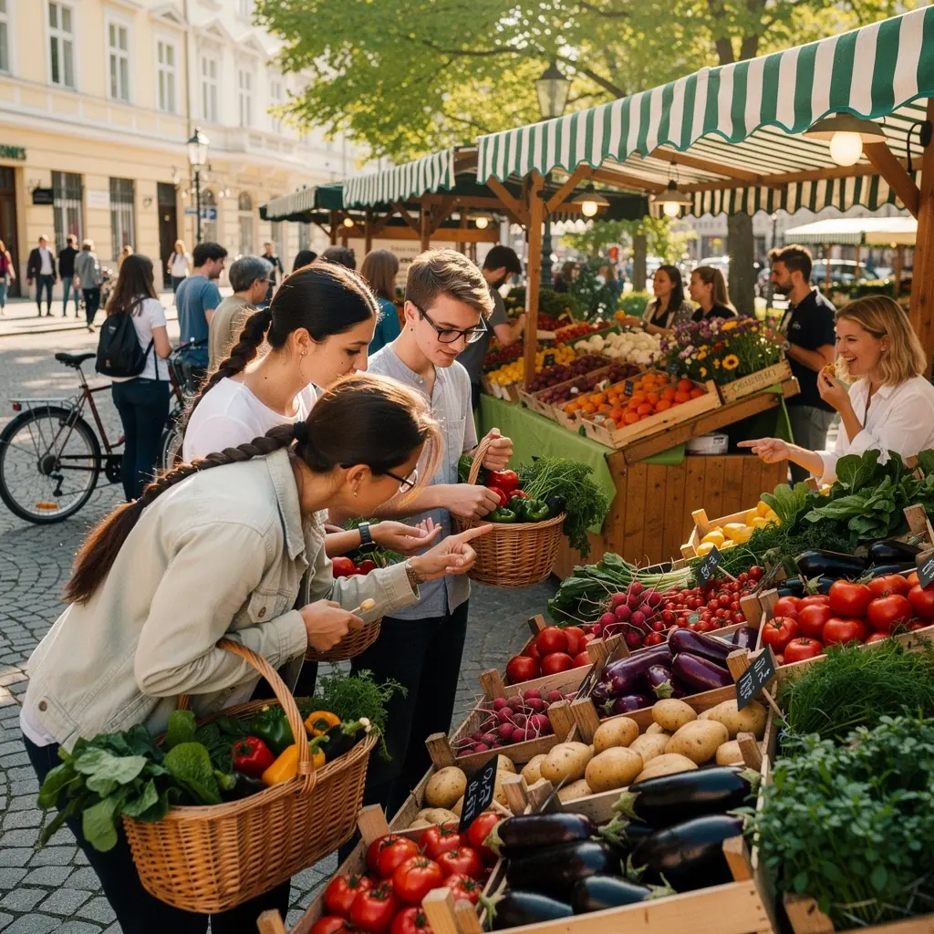 Eine Nahaufnahme einer kunstvoll gestalteten Vorspeise mit essbaren Blüten.