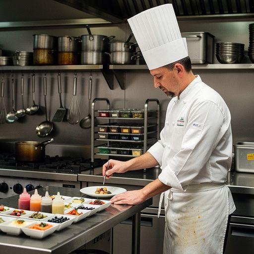 Ein Teller mit Pasta, garniert mit frischen Kräutern und einem feinen Parmesan-Hobel.